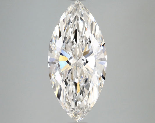 Lab-Grown Marquise Diamond - 3.0 Carats, F Color, VVS2 Clarity - Certified by IGI - Report Number: LG667449430