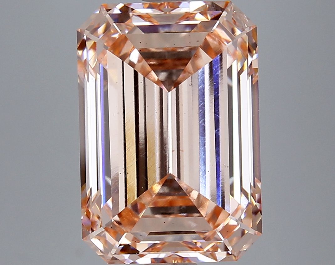 Lab-Grown Emerald Diamond - 8.13 Carats, Fancy Intense Pink Color, VS2 Clarity - Certified by IGI - Report Number: LG621451465