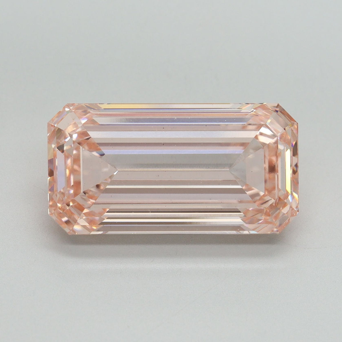 Lab-Grown Emerald Diamond - 8.65 Carats, Fancy Intense Pink Color, VS1 Clarity - Certified by IGI - Report Number: LG643412536