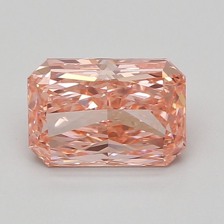 Lab-Grown Radiant Diamond - 2.55 Carats, Fancy Vivid Pink Color, VVS2 Clarity - Certified by IGI - Report Number: LG690502562