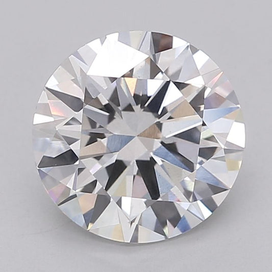 Lab-Grown Round Diamond - 3.52 Carats, F Color, VS2 Clarity - Certified by IGI - Report Number: LG685532069