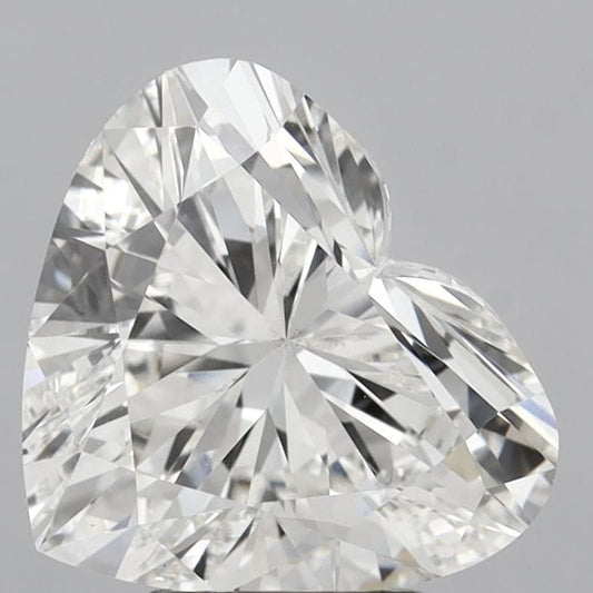 Lab-Grown Heart Diamond - 4.01 Carats, F Color, VS1 Clarity - Certified by IGI - Report Number: LG710572751