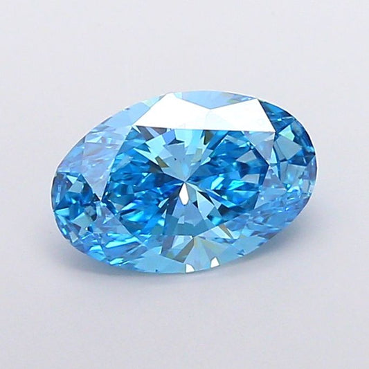 Oval 2.58ct Fancy Vivid Blue VS1 - Cut • IGI • LG811621461
