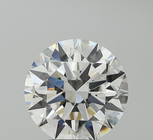 Lab-Grown Round Diamond - 5.0 Carats, F Color, VS1 Clarity - Certified by IGI - Report Number: LG677515767