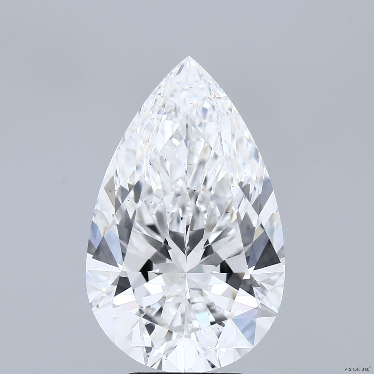 Lab-Grown Pear Diamond - 6.03 Carats, E Color, VS2 Clarity - Certified by IGI - Report Number: LG681572002