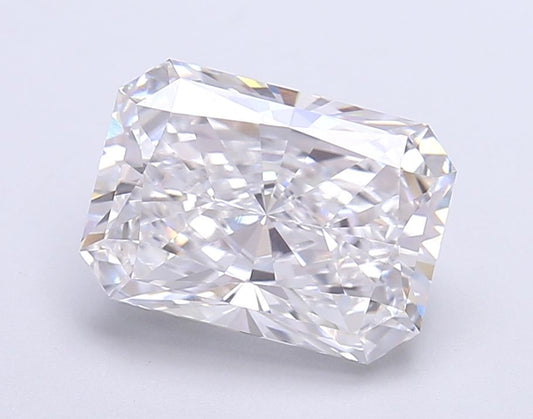 Lab-Grown Radiant Diamond - 3.53 Carats, D Color, VVS2 Clarity - Certified by IGI - Report Number: LG678565450