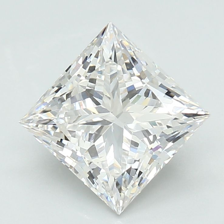 Lab-Grown Princess Diamond - 2.06 Carats, F Color, VVS2 Clarity - Certified by IGI - Report Number: LG688507983