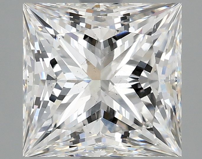 Lab-Grown Princess Diamond - 2.52 Carats, F Color, VS2 Clarity - Certified by IGI - Report Number: LG637463876