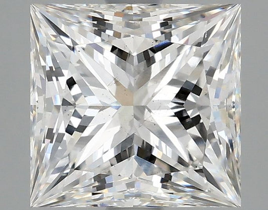 Lab-Grown Princess Diamond - 2.52 Carats, F Color, VS2 Clarity - Certified by IGI - Report Number: LG637463876