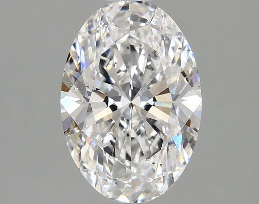 Lab-Grown Oval Diamond - 1.47 Carats, E Color, VS2 Clarity - Certified by IGI - Report Number: LG638402569