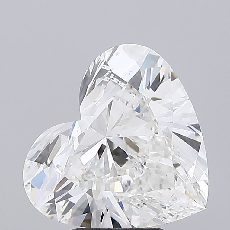Lab-Grown Heart Diamond - 4.03 Carats, F Color, VS2 Clarity - Certified by IGI - Report Number: LG624410300