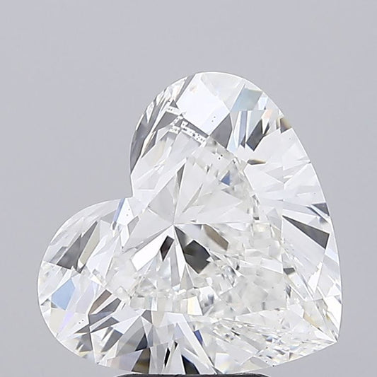 Lab-Grown Heart Diamond - 4.03 Carats, F Color, VS2 Clarity - Certified by IGI - Report Number: LG624410300