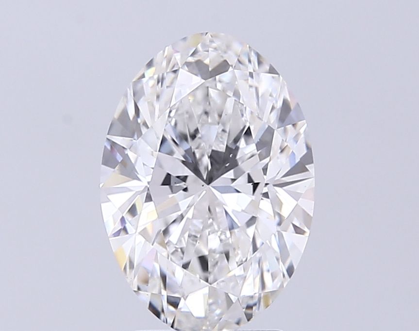Lab-Grown Oval Diamond - 2.52 Carats, E Color, VS2 Clarity - Certified by IGI - Report Number: LG687581153