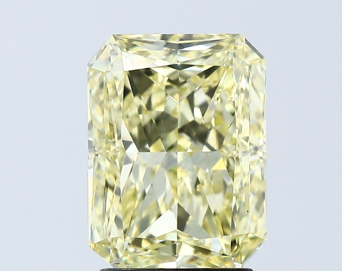 Lab-Grown Radiant Diamond - 2.58 Carats, Fancy Intense Yellow Color, VVS2 Clarity - Certified by IGI - Report Number: LG671433131