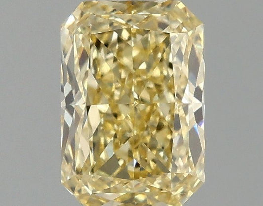 Lab-Grown Radiant Diamond - 1.51 Carats, Fancy Intense Yellow Color, VVS2 Clarity - Certified by IGI - Report Number: LG681558761