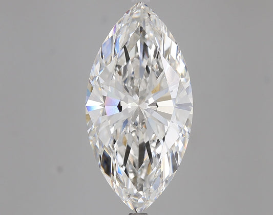 Lab-Grown Marquise Diamond - 8.01 Carats, F Color, VVS2 Clarity - Certified by IGI - Report Number: LG681544030