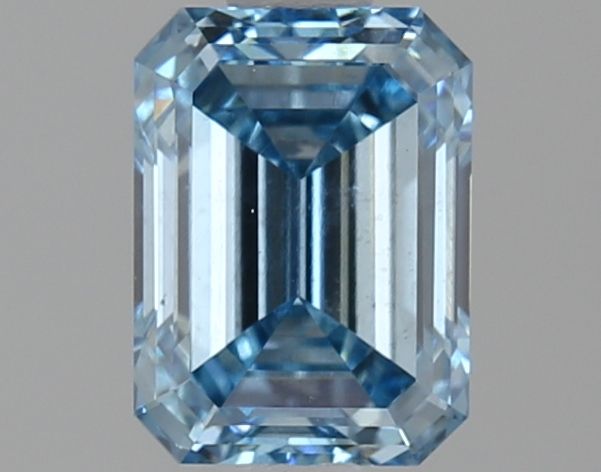 Lab-Grown Emerald Diamond - 1.51 Carats, Fancy Vivid Blue Color, VS2 Clarity - Certified by IGI - Report Number: LG636431210