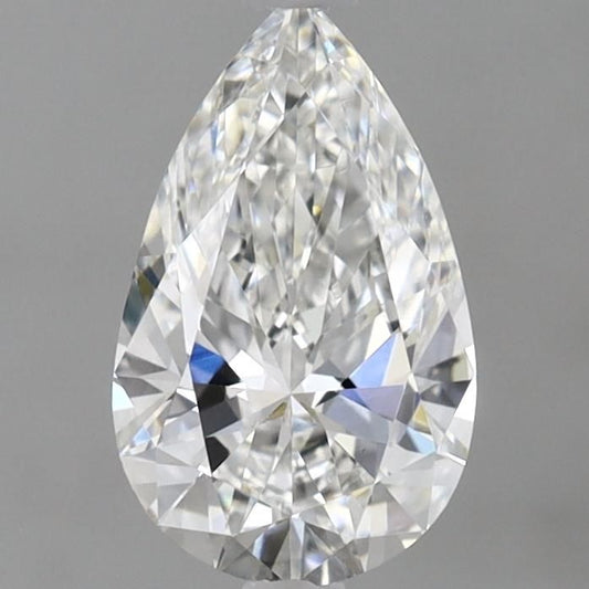 Lab-Grown Pear Diamond - 0.96 Carats, E Color, VVS2 Clarity - Certified by IGI - Report Number: LG638415384