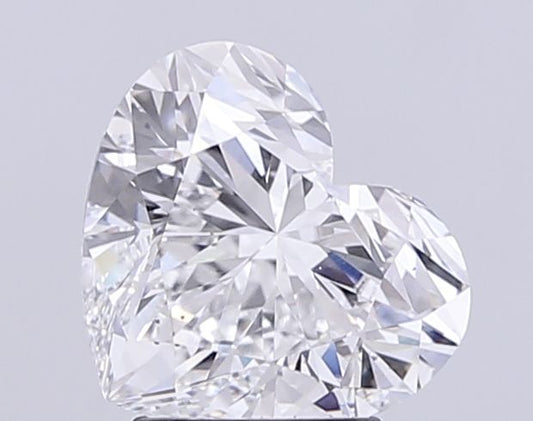 Lab-Grown Heart Diamond - 3.02 Carats, E Color, VS2 Clarity - Certified by IGI - Report Number: LG706560289
