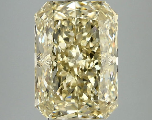 Lab-Grown Radiant Diamond - 4.88 Carats, Fancy Yellow Color, VS1 Clarity - Certified by IGI - Report Number: LG663405819