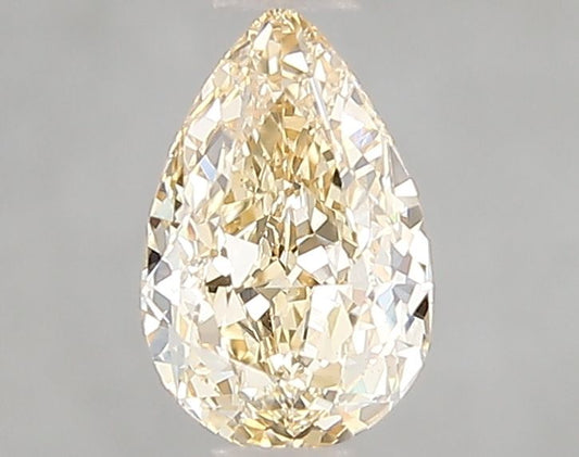 Lab-Grown Pear Diamond - 1.01 Carats, U-V Color, VS1 Clarity - Certified by IGI - Report Number: LG662484465