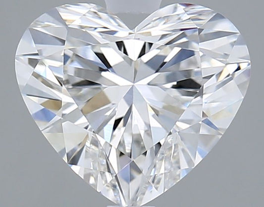 Lab-Grown Heart Diamond - 2.02 Carats, F Color, VVS2 Clarity - Certified by IGI - Report Number: LG687556064