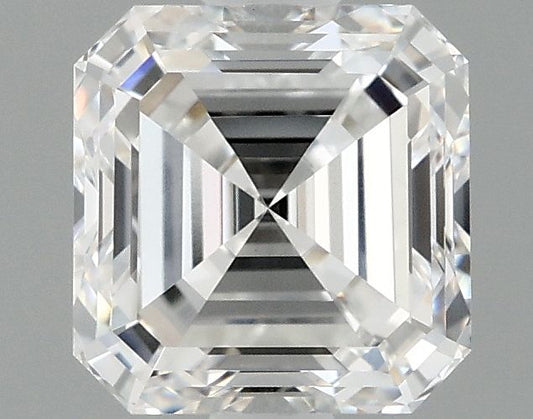 Lab-Grown Asscher Diamond - 1.0 Carats, D Color, VVS2 Clarity - Certified by IGI - Report Number: LG690501773