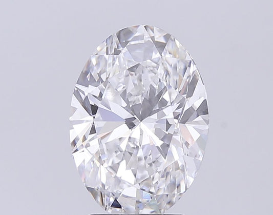 Lab-Grown Oval Diamond - 3.55 Carats, E Color, VS1 Clarity - Certified by IGI - Report Number: LG717562345