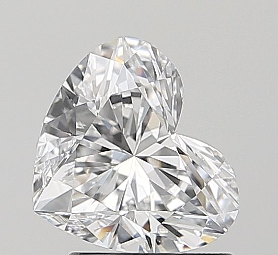 Lab-Grown Heart Diamond - 1.5 Carats, D Color, VVS2 Clarity - Certified by IGI - Report Number: LG694562945