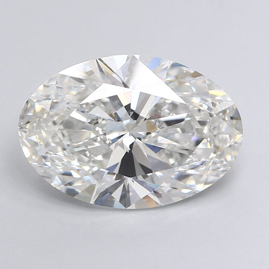 Lab-Grown Oval Diamond - 8.01 Carats, F Color, VS1 Clarity - Certified by IGI - Report Number: LG619430226