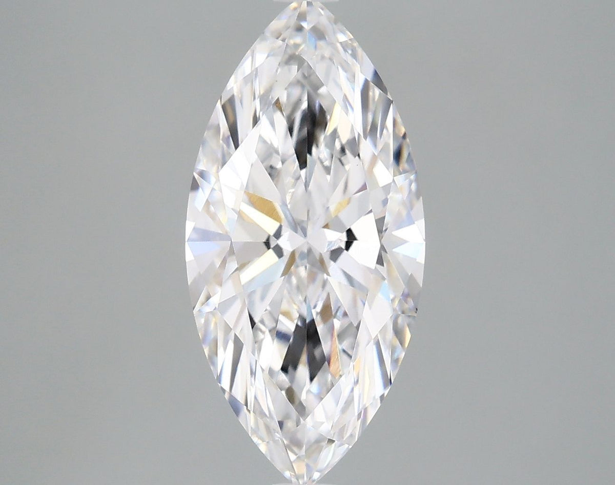 Lab-Grown Marquise Diamond - 2.52 Carats, E Color, VVS2 Clarity - Certified by IGI - Report Number: LG668439289