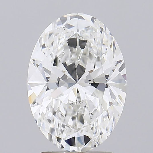 Lab-Grown Oval Diamond - 2.59 Carats, E Color, VS2 Clarity - Certified by IGI - Report Number: LG629455374