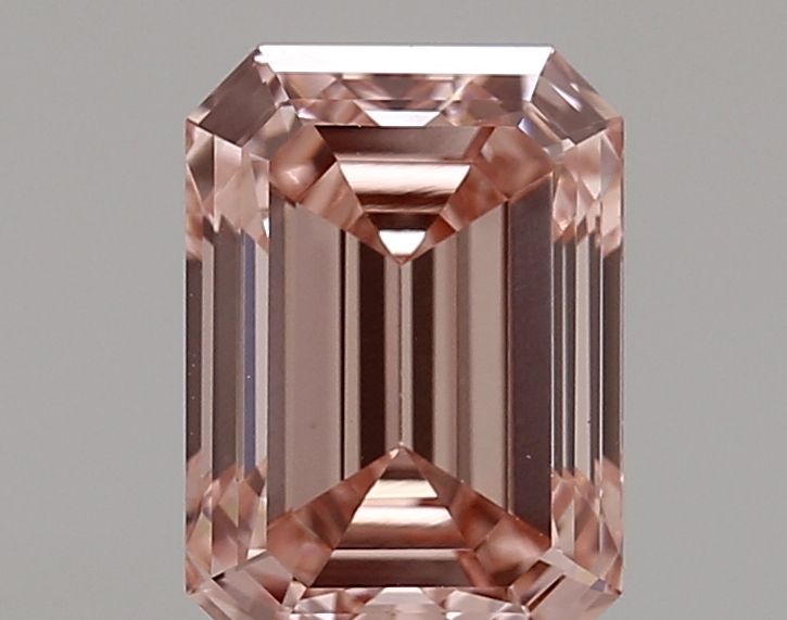 Lab-Grown Emerald Diamond - 1.96 Carats, Fancy Vivid Pink Color, VVS2 Clarity - Certified by IGI - Report Number: LG669450305