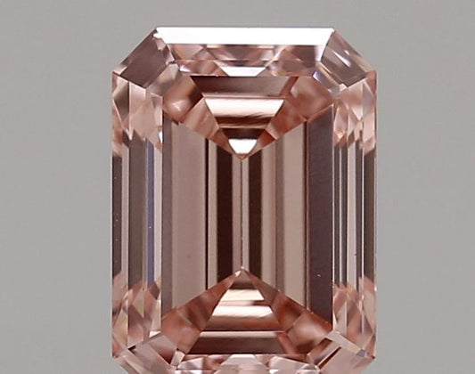 Lab-Grown Emerald Diamond - 1.96 Carats, Fancy Vivid Pink Color, VVS2 Clarity - Certified by IGI - Report Number: LG669450305