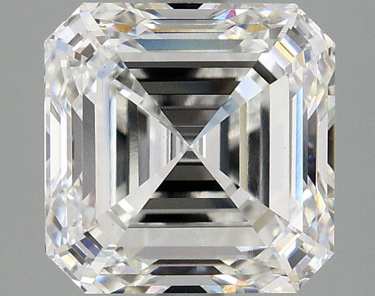 Lab-Grown Asscher Diamond - 2.98 Carats, E Color, VS1 Clarity - Certified by IGI - Report Number: LG689576791