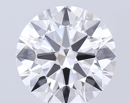 Lab-Grown Round Diamond - 6.02 Carats, E Color, VS1 Clarity - Certified by IGI - Report Number: LG681572476