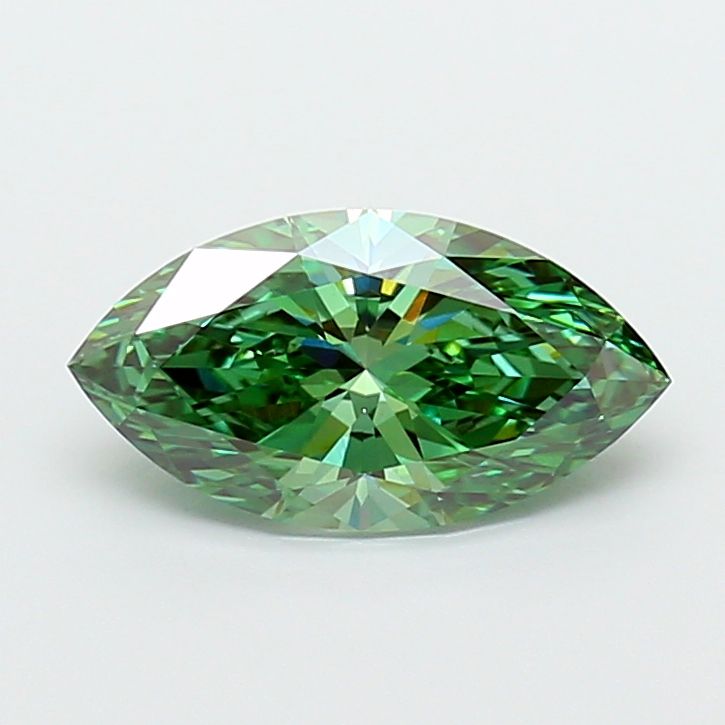 Marquise 2.09ct Fancy Vivid Green VVS2 - Cut • IGI • LG811643194