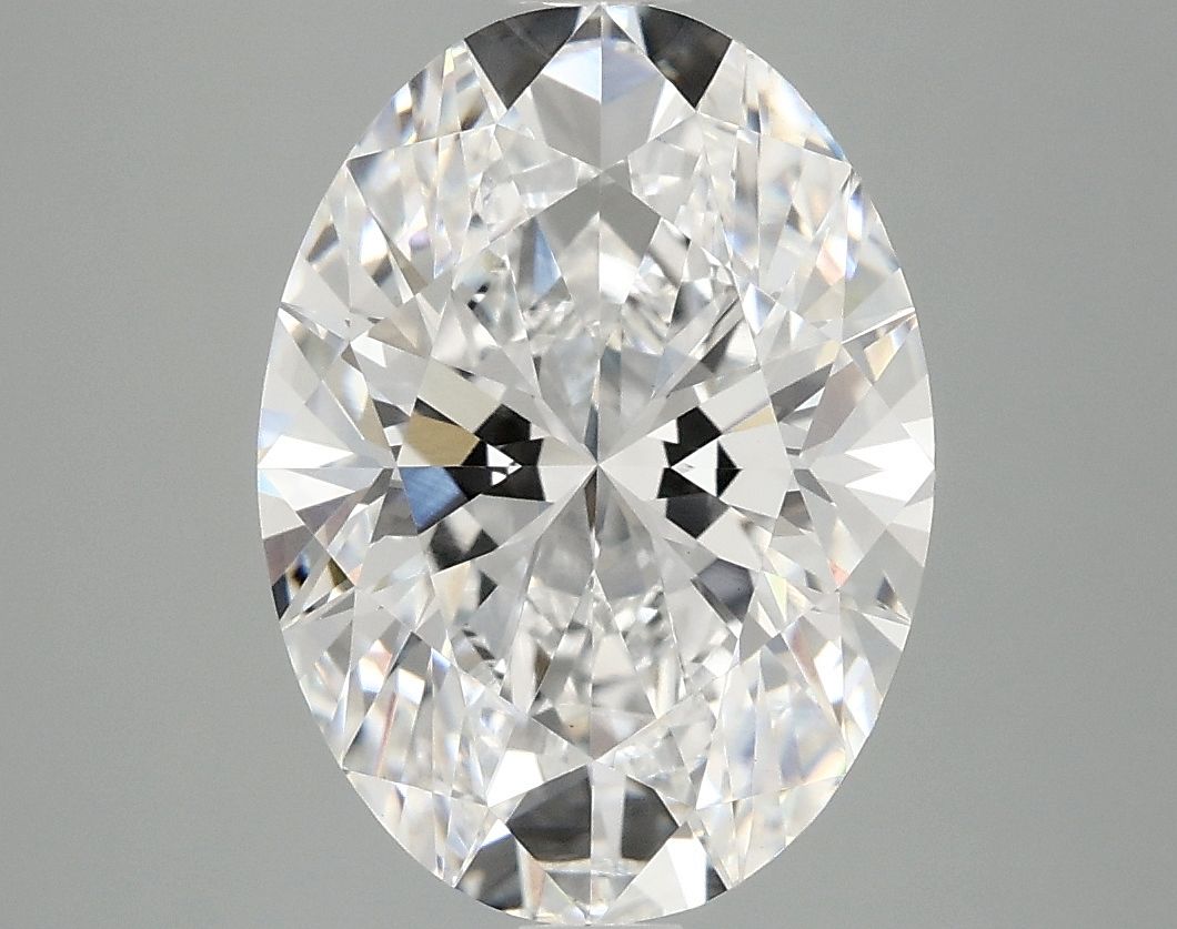 Lab-Grown Oval Diamond - 4.06 Carats, E Color, VVS2 Clarity - Certified by IGI - Report Number: LG696529060