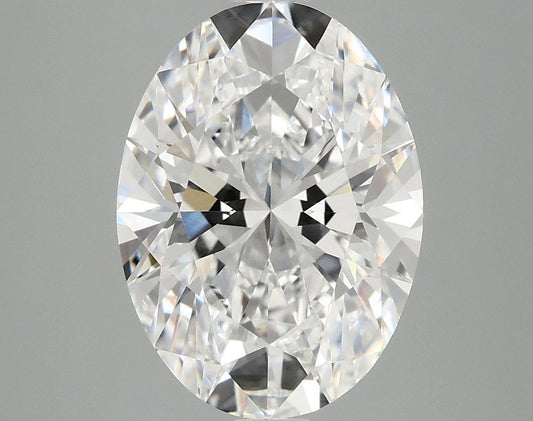 Lab-Grown Oval Diamond - 4.06 Carats, E Color, VVS2 Clarity - Certified by IGI - Report Number: LG696529060