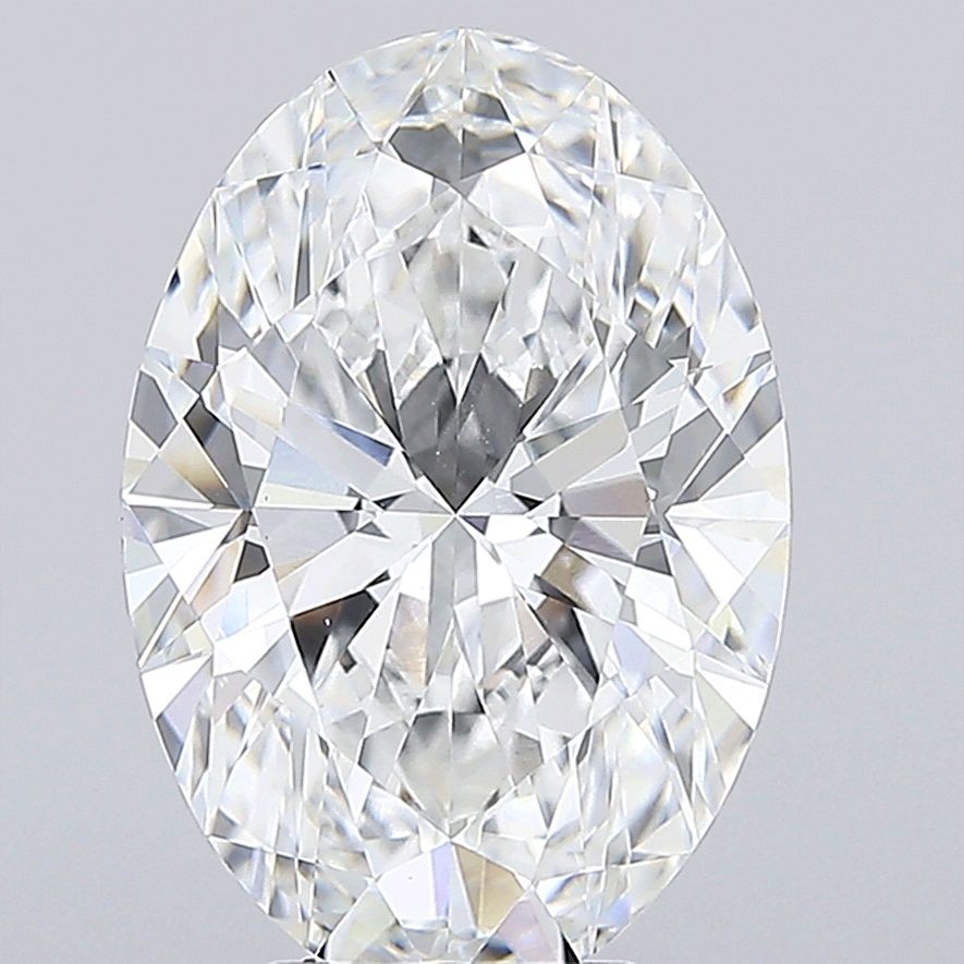Lab-Grown Oval Diamond - 7.04 Carats, E Color, VS1 Clarity - Certified by IGI - Report Number: LG692549649