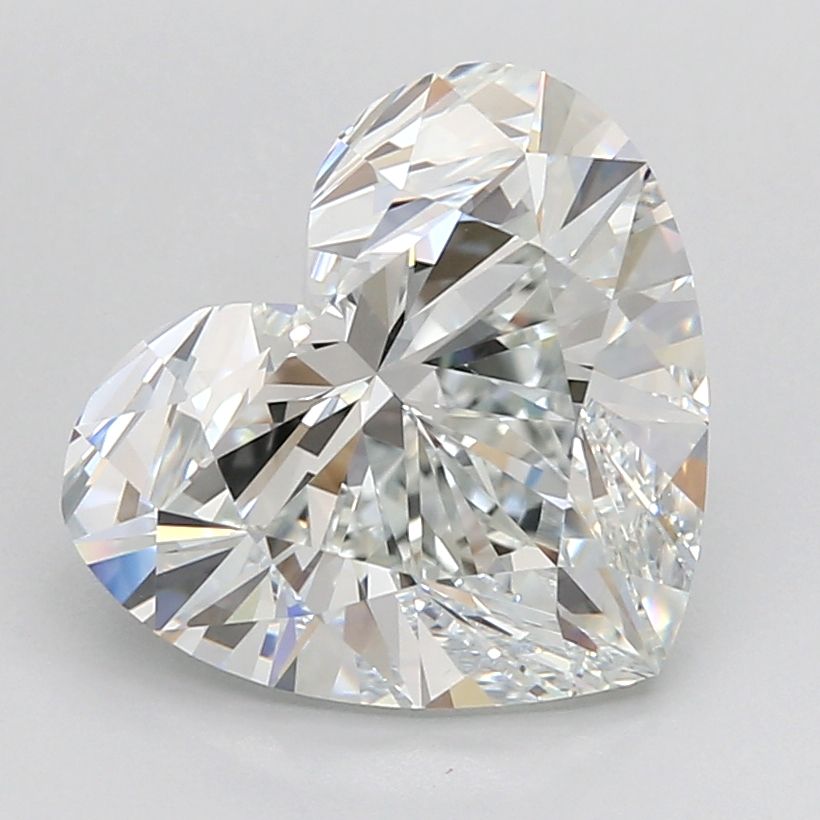 Lab-Grown Heart Diamond - 4.51 Carats, F Color, VVS2 Clarity - Certified by IGI - Report Number: LG631418283