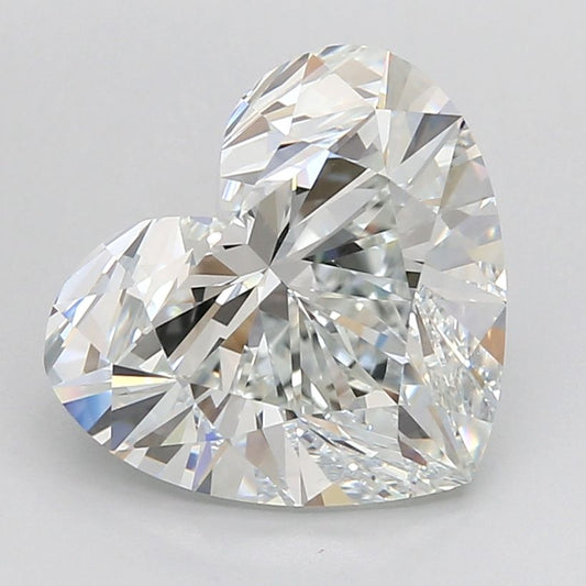 Lab-Grown Heart Diamond - 4.51 Carats, F Color, VVS2 Clarity - Certified by IGI - Report Number: LG631418283