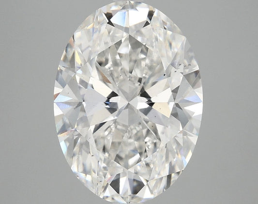 Lab-Grown Oval Diamond - 5.02 Carats, F Color, VS2 Clarity - Certified by IGI - Report Number: LG691525611
