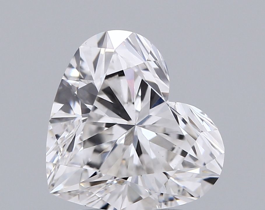 Lab-Grown Heart Diamond - 2.53 Carats, F Color, VS1 Clarity - Certified by IGI - Report Number: LG638466888
