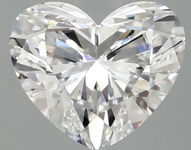 Lab-Grown Heart Diamond - 1.96 Carats, D Color, VVS2 Clarity - Certified by IGI - Report Number: LG685530101