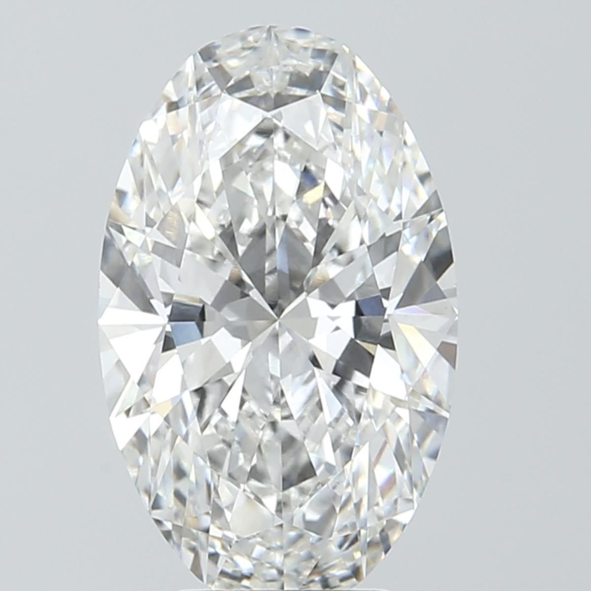 Lab-Grown Oval Diamond - 4.08 Carats, F Color, VVS2 Clarity - Certified by IGI - Report Number: LG688511523