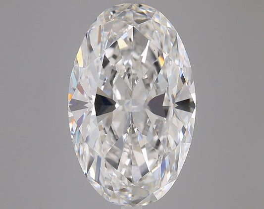 Lab-Grown Oval Diamond - 8.02 Carats, E Color, VS1 Clarity - Certified by IGI - Report Number: LG689572845