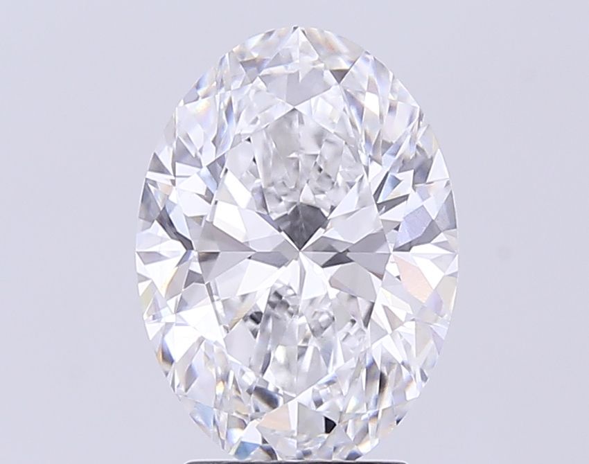 Lab-Grown Oval Diamond - 3.52 Carats, E Color, VS1 Clarity - Certified by IGI - Report Number: LG718507584