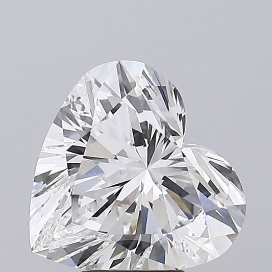 Lab-Grown Heart Diamond - 5.21 Carats, F Color, VVS2 Clarity - Certified by IGI - Report Number: LG694576114