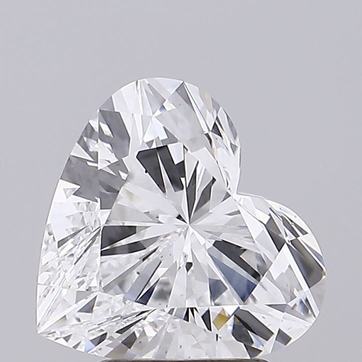 Lab-Grown Heart Diamond - 3.05 Carats, D Color, VS2 Clarity - Certified by IGI - Report Number: LG671499036